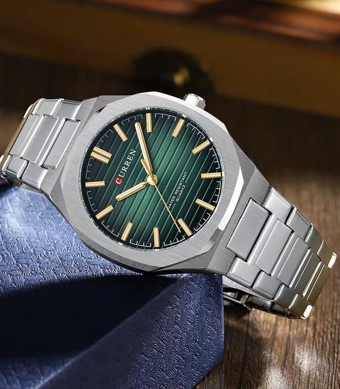 Prix montre Homme Curren 8456 Fond Vert Tunisie Prix montre Homme Curren 8456 Fond Vert Tunisie