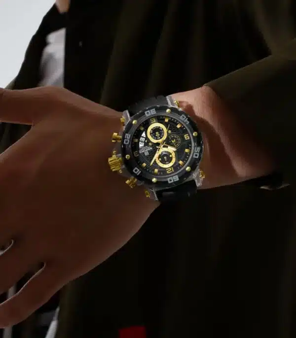 Montre Naviforce NF7123 Fond Doré Homme prix Tunisie