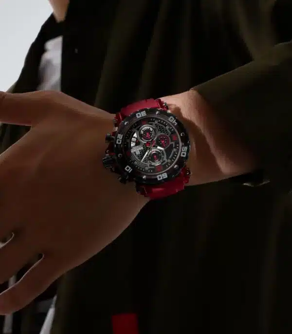 Prix montre Homme Naviforce NF7123 Rouge Tunisie Prix montre Homme Naviforce NF7123 Rouge Tunisie