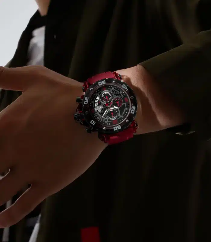 Prix montre Homme Naviforce NF7123 Rouge Tunisie Prix montre Homme Naviforce NF7123 Rouge Tunisie