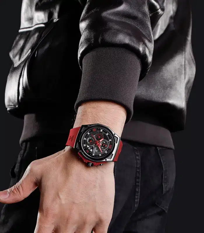 Prix montre Homme Naviforce NF8051 Rouge Tunisie Prix montre Homme Naviforce NF8051 Rouge Tunisie