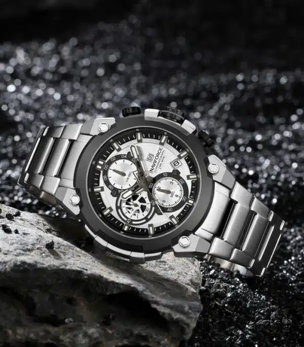 Prix montre Homme Naviforce NF8071 Argent Tunisie