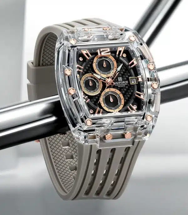 Prix montre Naviforce NF7105 Gris Homme Tunisie