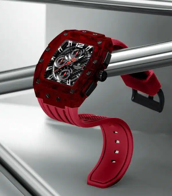 Prix montre Naviforce NF7105 Rouge Homme Tunisie