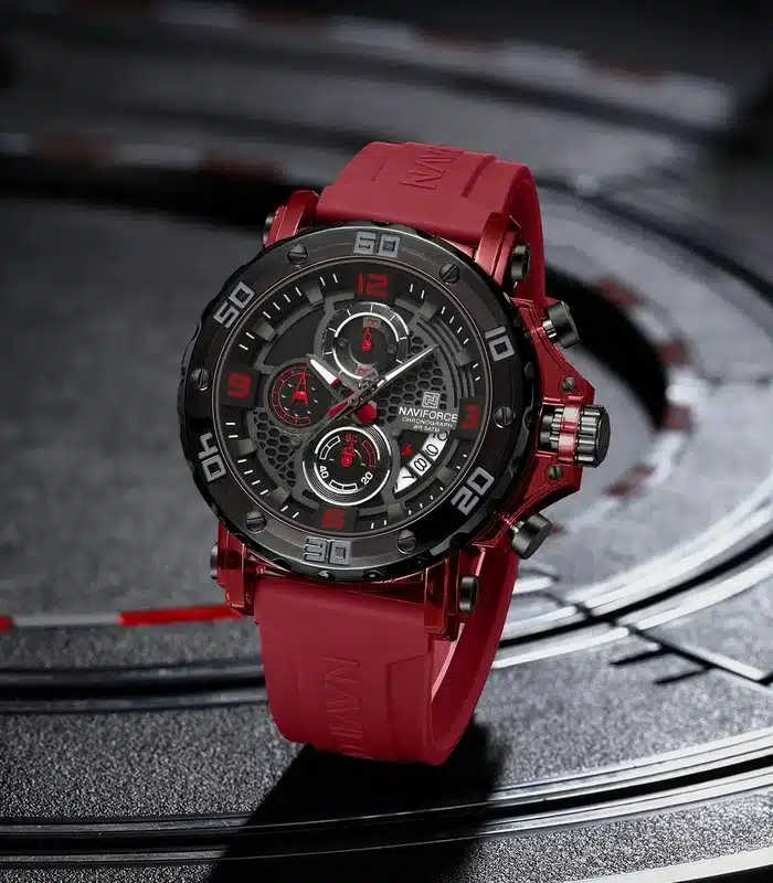 Prix montre Naviforce NF7123 Rouge Homme Tunisie Prix montre Naviforce NF7123 Rouge Homme Tunisie