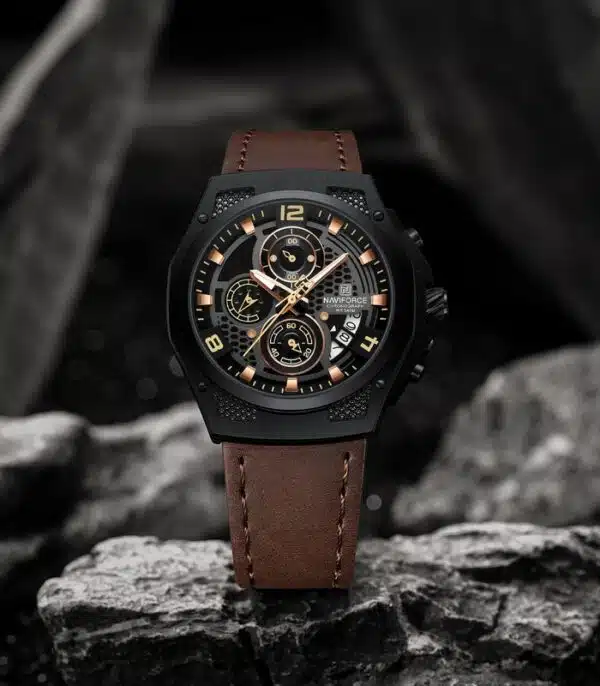 Prix montre Naviforce NF8051L Marron Homme Tunisie Prix montre Naviforce NF8051L Marron Homme Tunisie