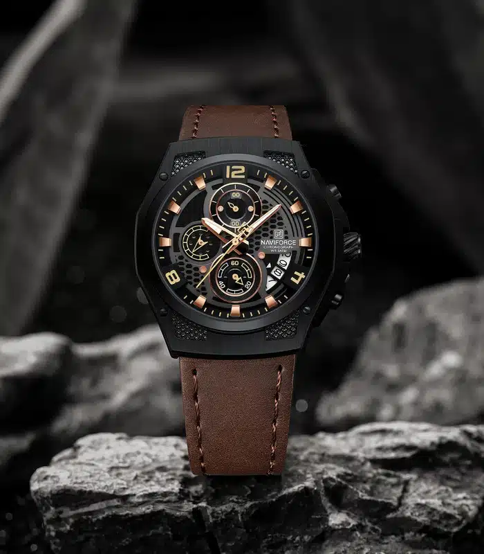 Prix montre Naviforce NF8051L Marron Homme Tunisie Prix montre Naviforce NF8051L Marron Homme Tunisie