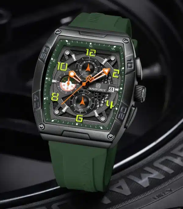 Prix montre Naviforce NF8052 Vert Homme Tunisie