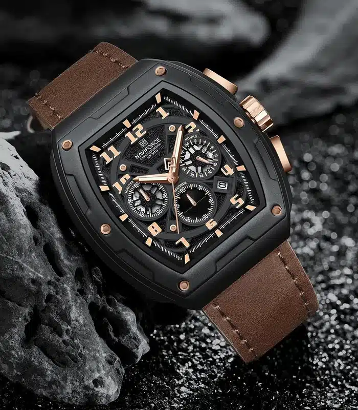 Prix montre Naviforce NF8053 Marron Homme Tunisie Prix montre Naviforce NF8053 Marron Homme Tunisie