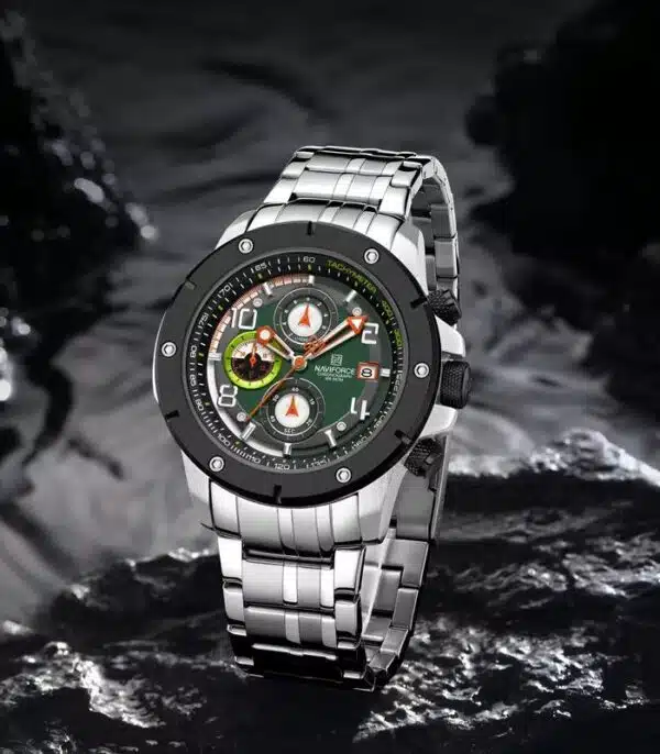 Prix montre Naviforce NF8056 Fond Vert Homme Tunisie