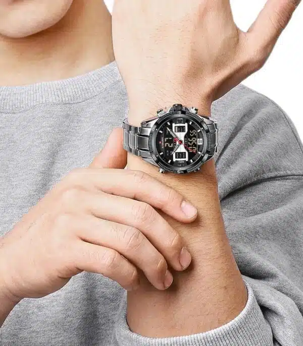 Prix montre Naviforce NF9201 Argent Homme Tunisie