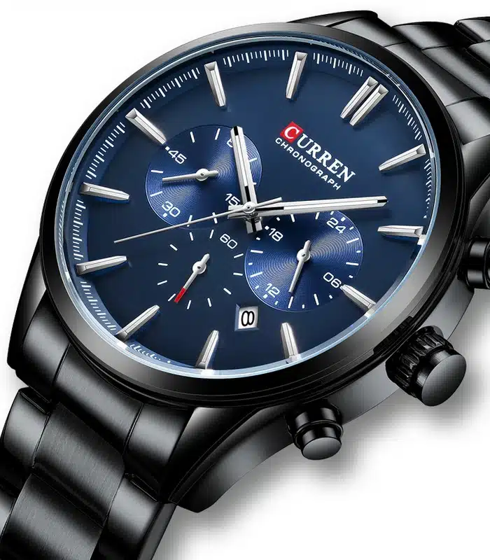 Montre Curren 8446 Noir Homme prix Tunisie Montre Curren 8446 Noir Homme prix Tunisie