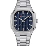 Montre Homme Curren 8458 Fond Bleu