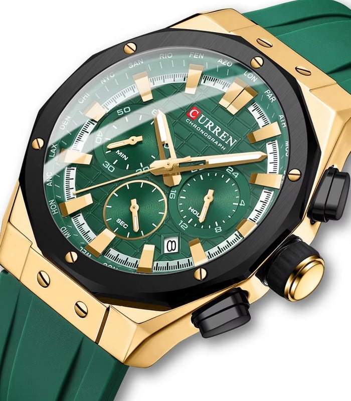 Montre Curren 8464 Vert Homme prix Tunisie Montre Curren 8464 Vert Homme prix Tunisie