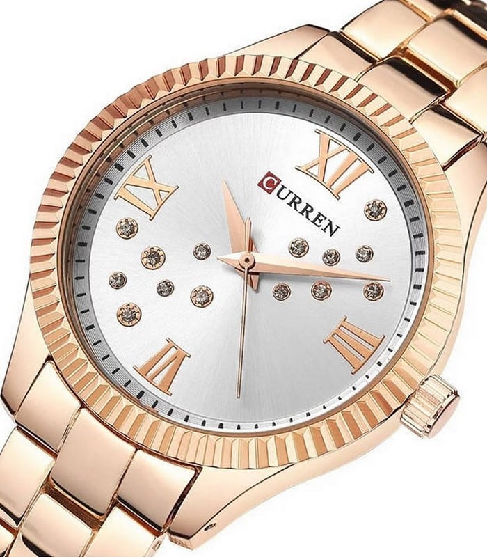 Montre Curren 9009 Fond Blanc Femme prix Tunisie Montre Curren 9009 Fond Blanc Femme prix Tunisie