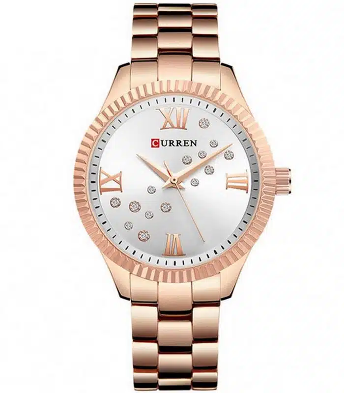 Montre Femme Curren 9009 Fond Blanc prix Tunisie