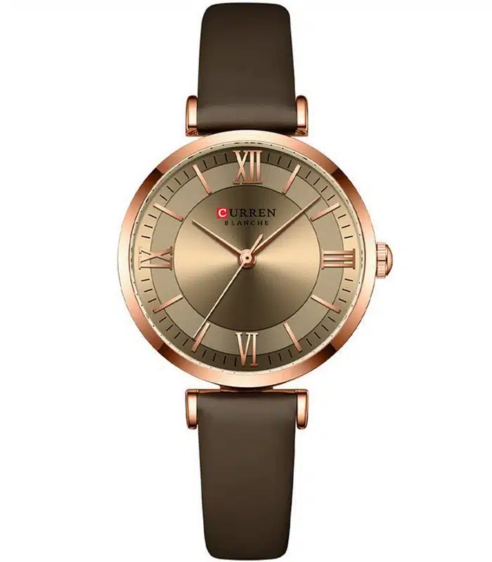 Montre Femme Curren 9079 Marron prix Tunisie