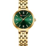 Montre Femme Curren 9106 Fond Vert