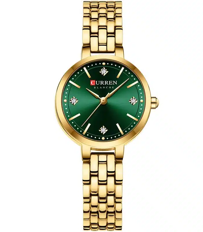 Montre Femme Curren 9106 Fond Vert prix Tunisie