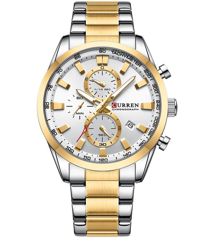 Montre Homme Curren 8445 Fond Blanc prix Tunisie