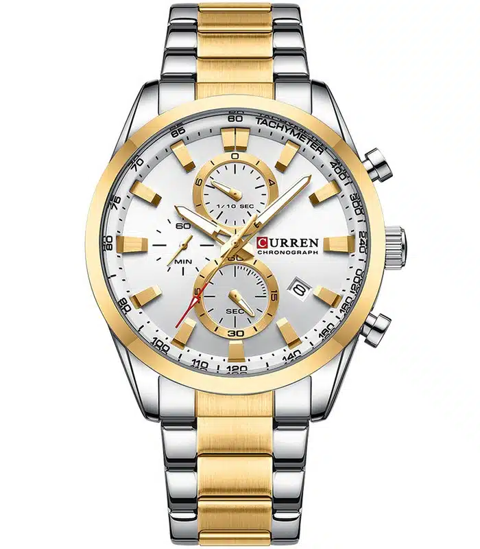 Montre Homme Curren 8445 Fond Blanc prix Tunisie