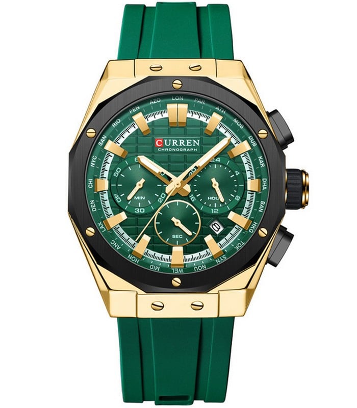 Montre Homme Curren 8464 Vert prix Tunisie