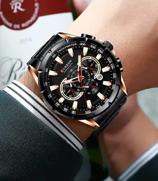 Prix montre Curren 8363 Noir Homme Tunisie Prix montre Curren 8363 Noir Homme Tunisie