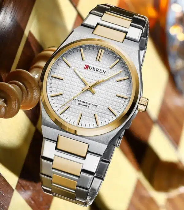 Prix montre Curren 8439 Doré Homme Tunisie