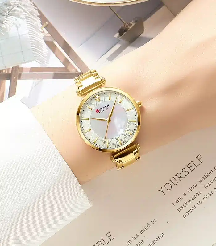 Prix montre Femme Curren 9072 Doré Tunisie Prix montre Femme Curren 9072 Doré Tunisie