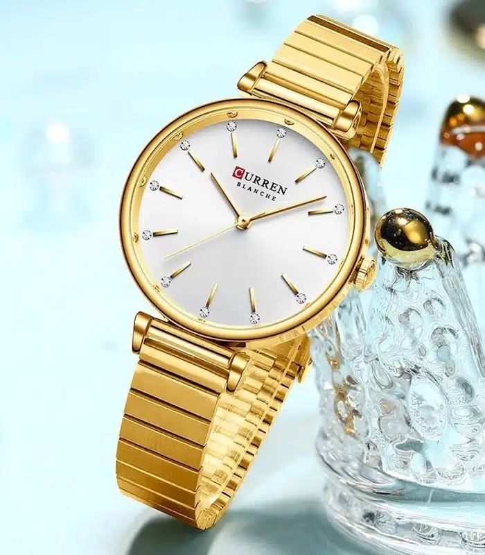 Prix montre Femme Curren 9081 Doré Tunisie Prix montre Femme Curren 9081 Doré Tunisie