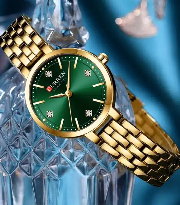 Prix montre Femme Curren 9106 Fond Vert Tunisie