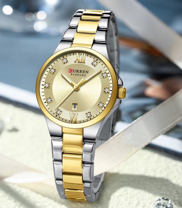 Prix montre Femme Curren 9107 Doré Tunisie