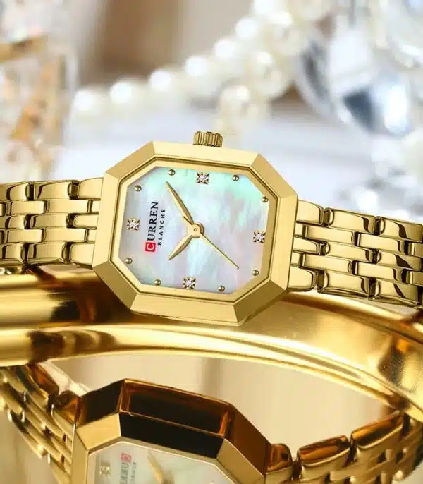 Prix montre Femme Curren 9108 Doré Tunisie