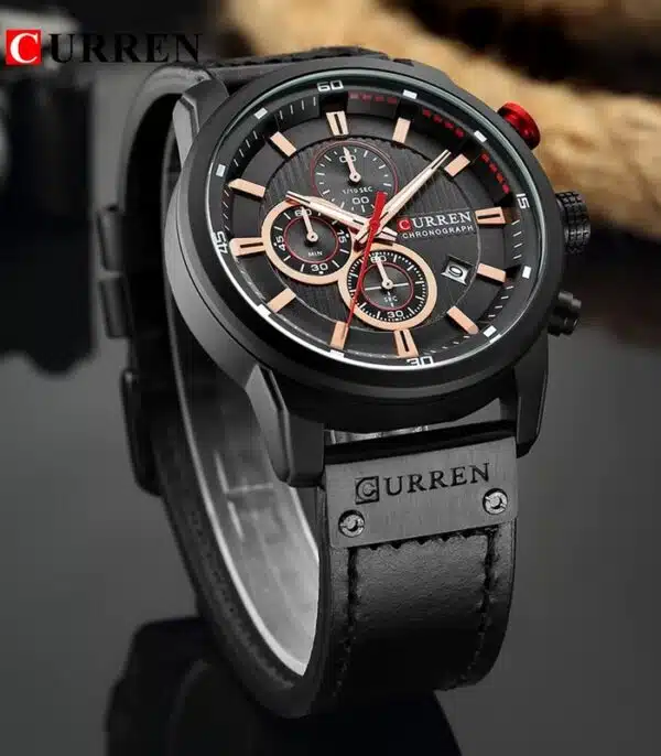 Prix montre Homme Curren 8291 Noir Tunisie