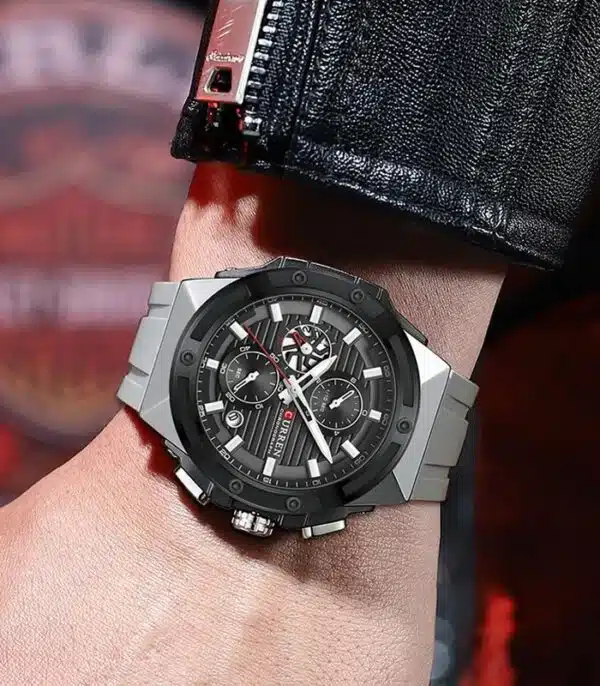 Prix montre Homme Curren 8462 Gris Tunisie