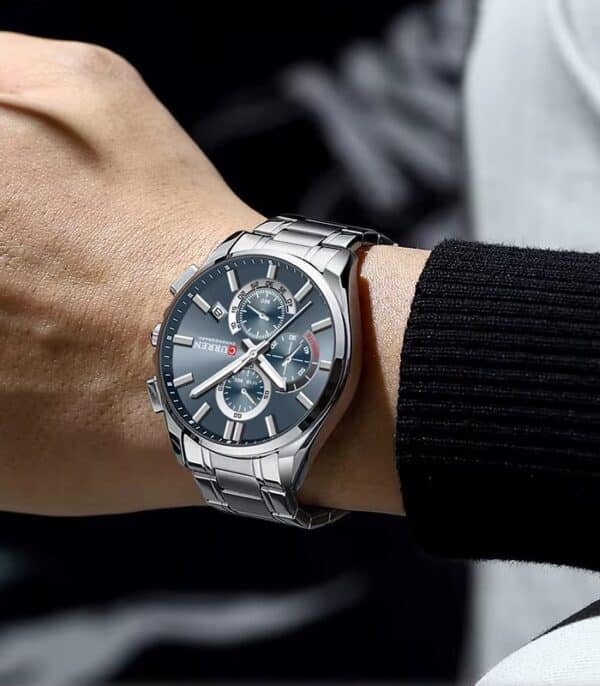 Prix montre Homme Curren 8475 Fond Bleu Tunisie