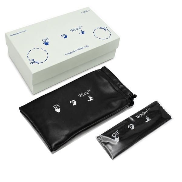 Emballage Lunette Homme et Femme Off-White Packaging Lunette Off-White prix Tunisie