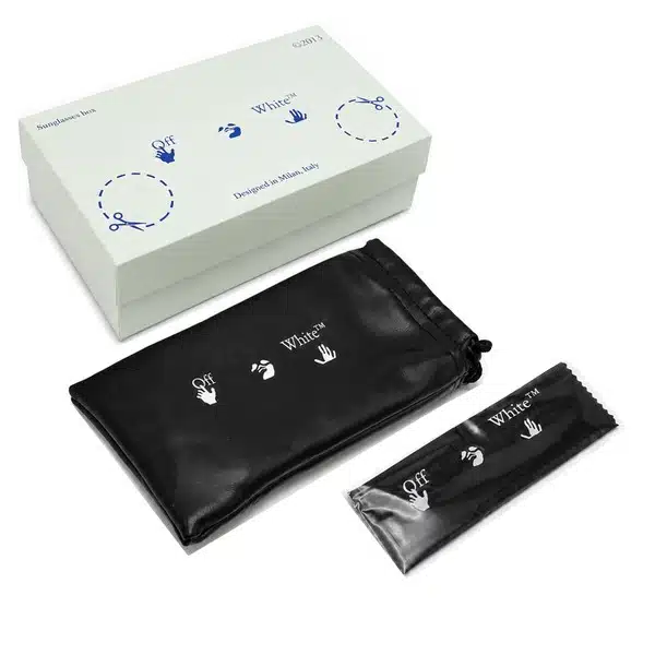 Emballage Lunette Homme et Femme Off-White Packaging Lunette Off-White prix Tunisie