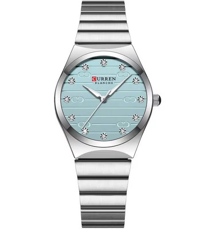 Montre Femme Curren 9110 Fond Bleu