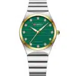 Montre Femme Curren 9110 Fond Vert