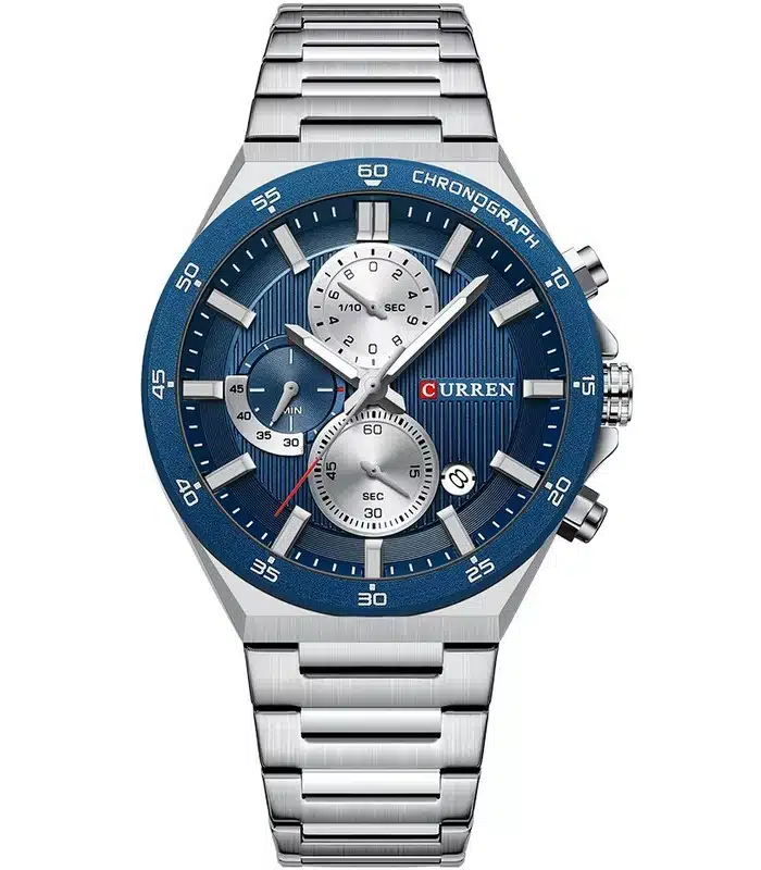 Montre Homme Curren 8481 Fond Bleu prix Tunisie