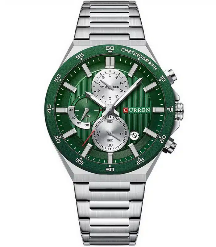 Montre Homme Curren 8481 Fond Vert