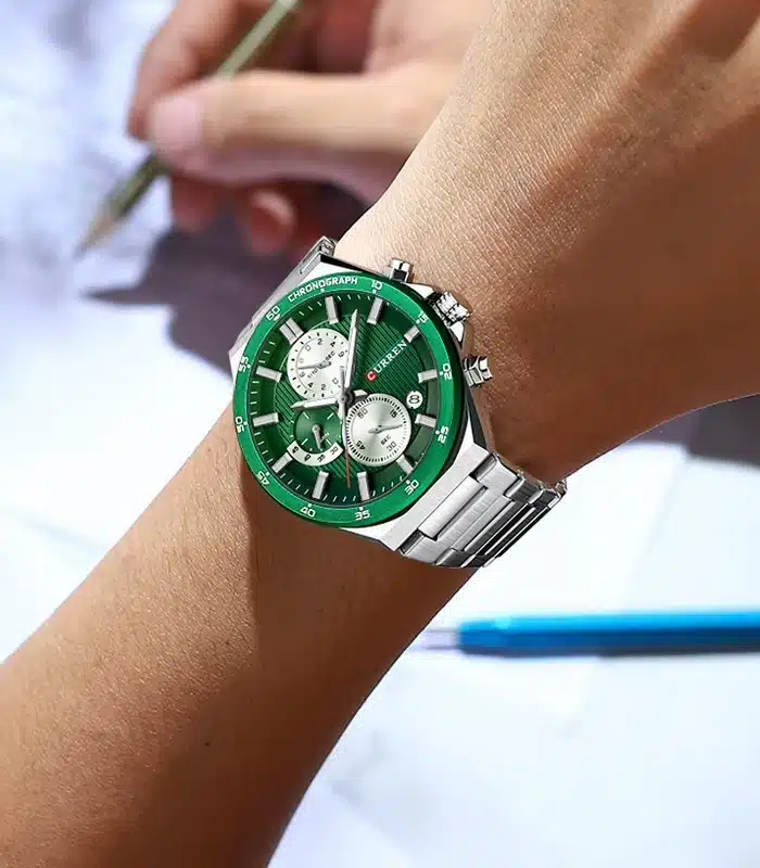 Prix montre Curren 8481 Fond Vert Homme Tunisie Prix montre Curren 8481 Fond Vert Homme Tunisie