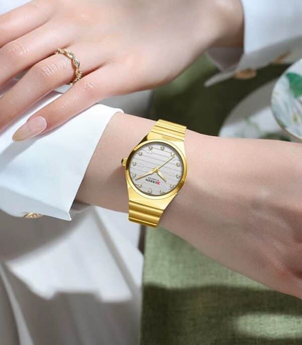 Prix montre Curren 9110 Doré Femme Tunisie