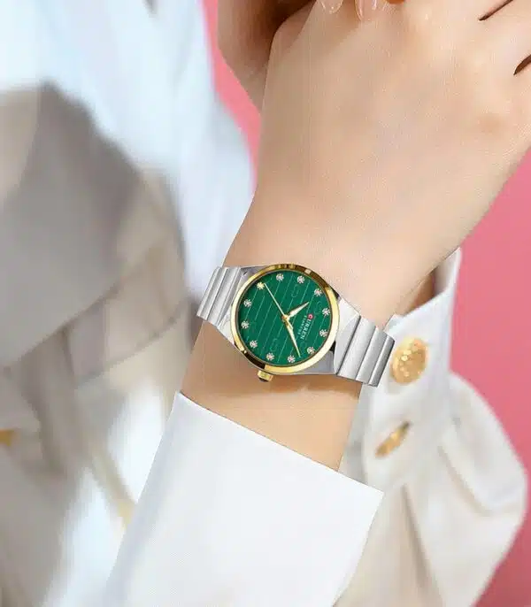 Prix montre Curren 9110 Fond Vert Femme Tunisie