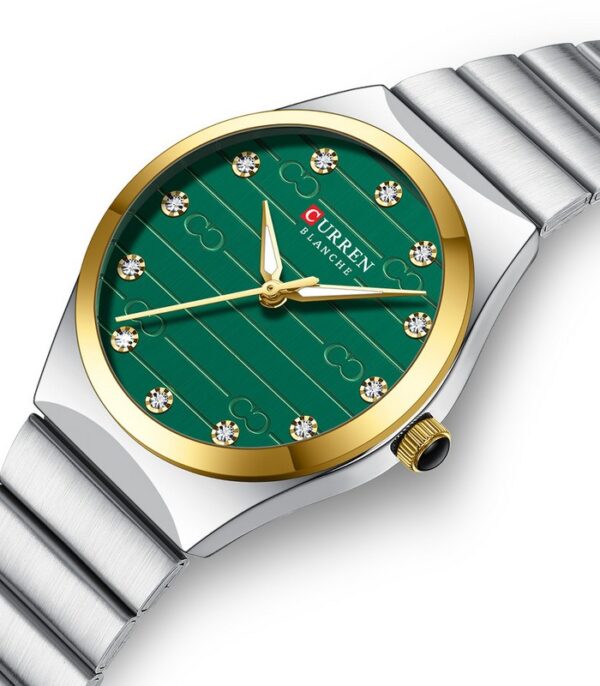 Prix montre Femme Curren 9110 Fond Vert Tunisie