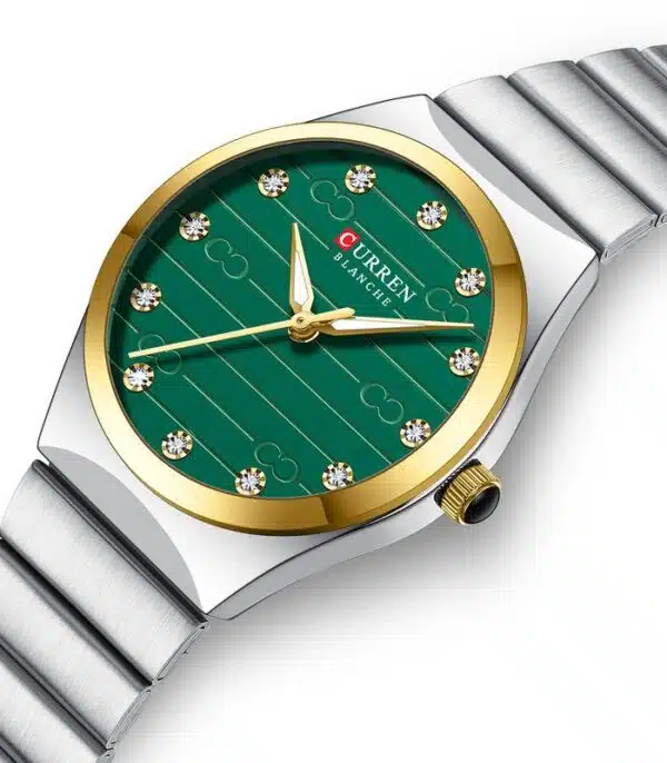 Prix montre Femme Curren 9110 Fond Vert Tunisie