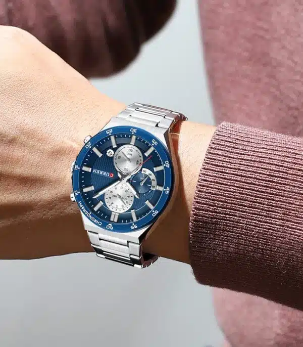 Prix montre Homme Curren 8481 Fond Bleu Tunisie