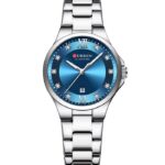 Montre Femme Curren 9107 Fond Bleu