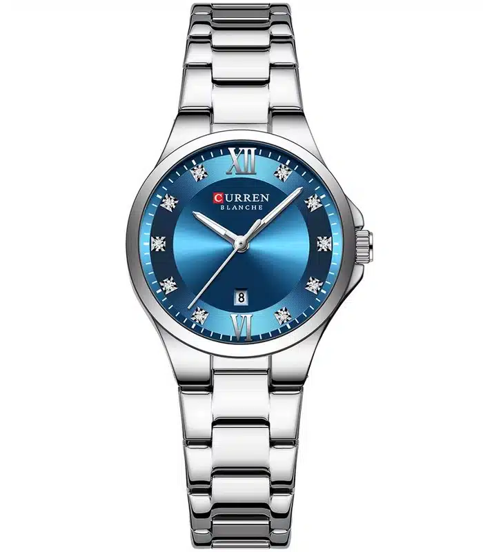 Montre Femme Curren 9107 Fond Bleu
